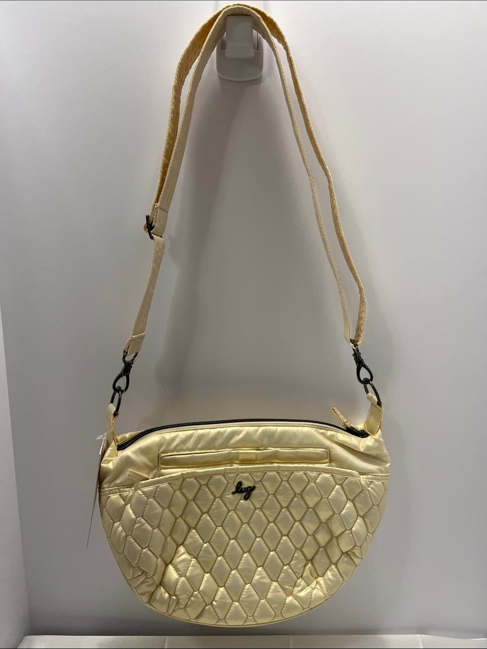 LUG - Bolero Crossbody Bag in Metallic Champagne